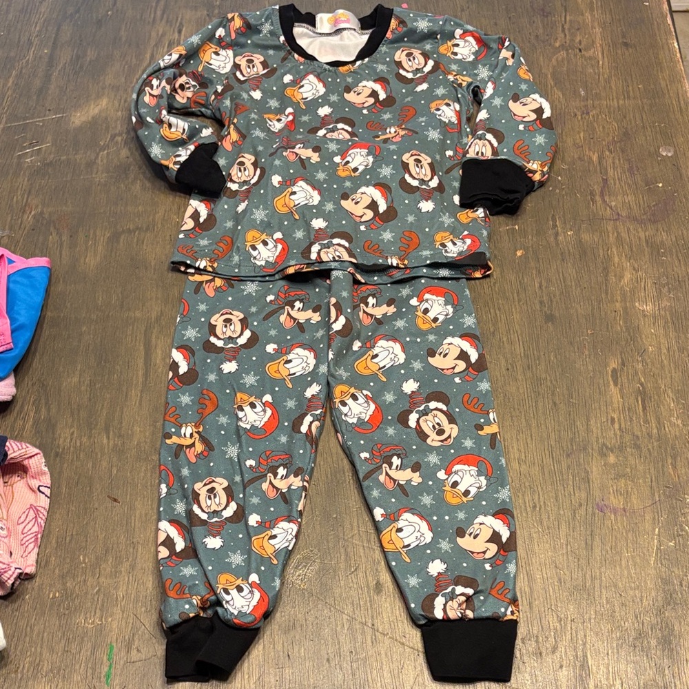 Christmas Mickey pajamas